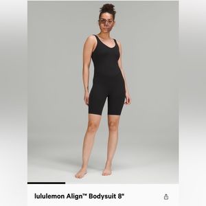lululemon align bodysuit 8” size 4